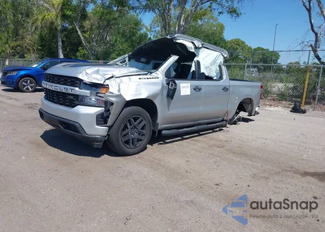 2022 Chevrolet Silverado 1500 Ltd 2Wd Short Bed Custom from USA, damaged, VIN 1GCPWBEK5NZ143032